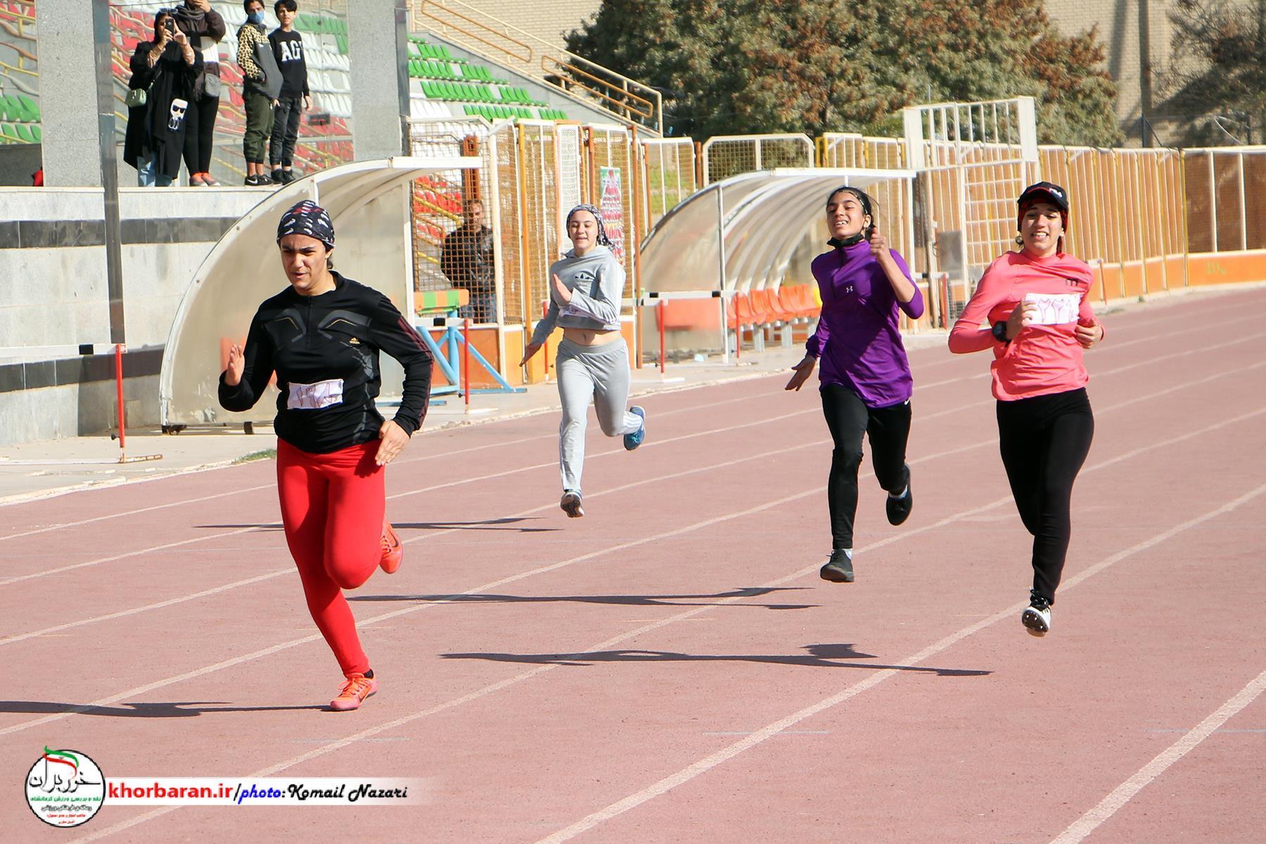  مسابقات قهرمانی دو و میدانی نونهالان در کرمانشاه