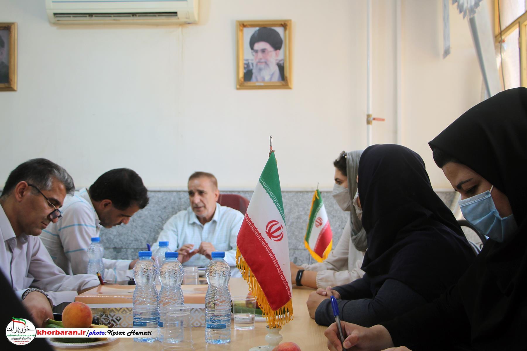  نشست مشترک دو و میدانی و انجمن ورزشی نویسان استان کرمانشاه