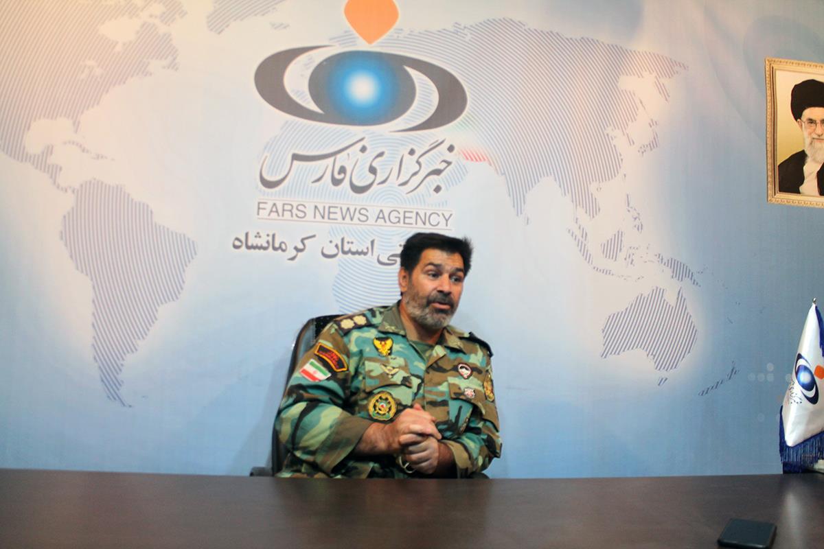 سرهنگ ایرج امیری افسر مسئول تربیت بدنی قرارگاه غرب کشور