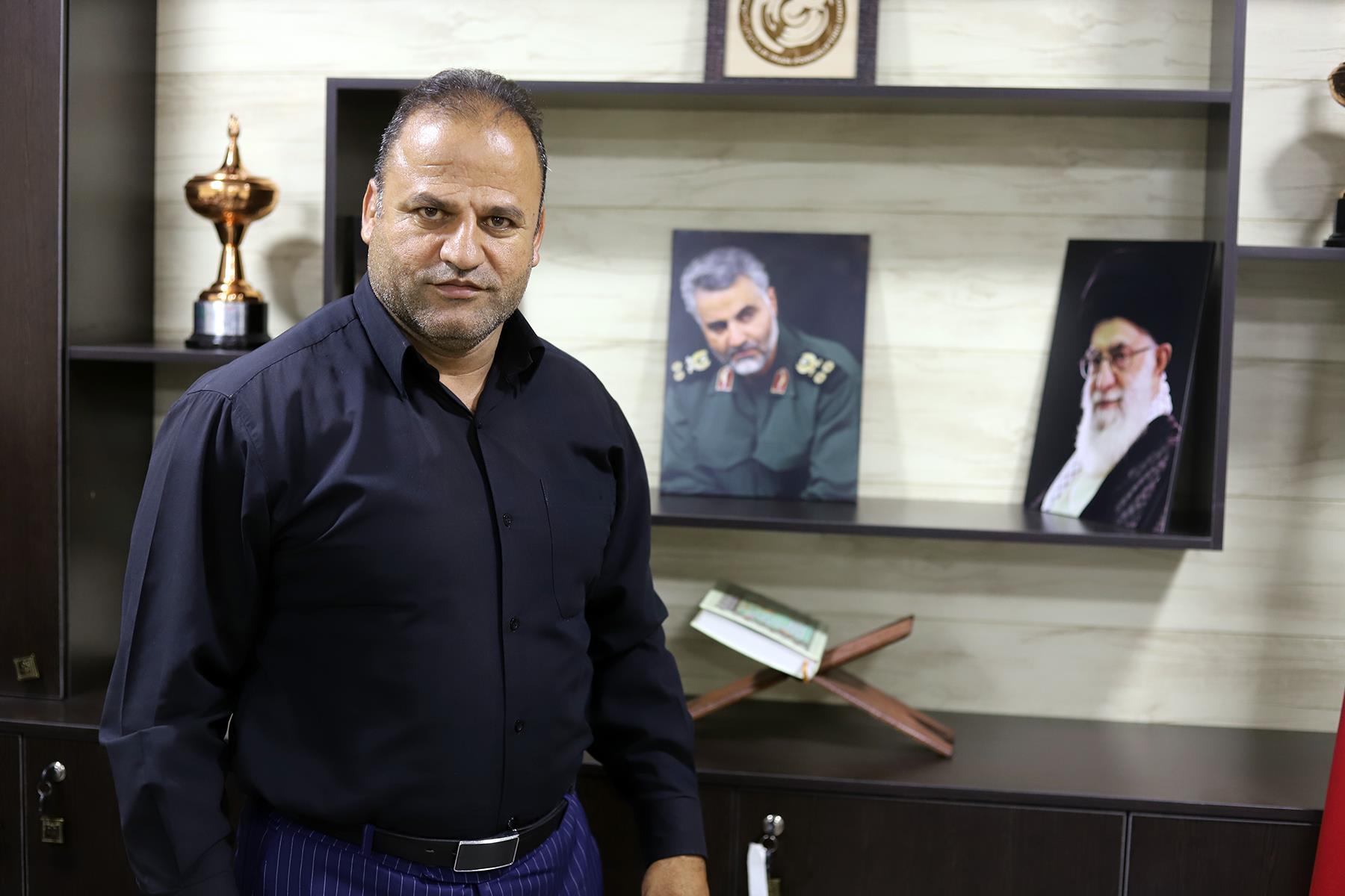 هادی رستمی رئیس هیات بدنسازی کرمانشاه